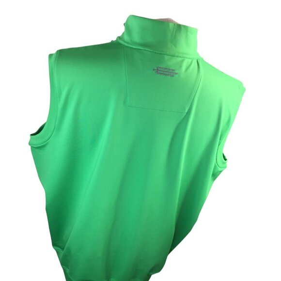 Carnoustie Performance Golf Vest 1/4 Zip XL Sleeveless Pullover Logo Mock Neck - Picture 5 of 9